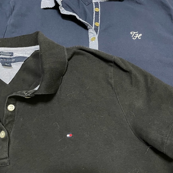 Bundle of 3 Tommy Hilfiger Solid Polos - Picture 4 of 6